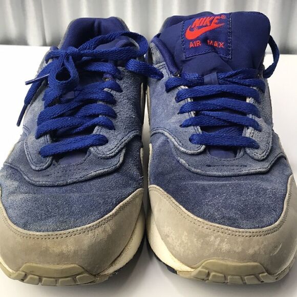 Nike Air Max 1 Premium Deep Royal Granite 512033-408 - Picture 8 of 10